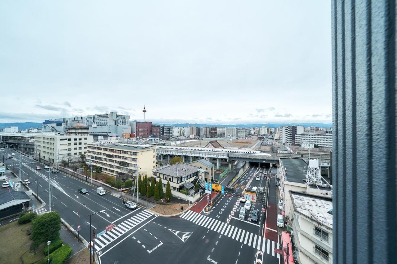 Rakuten Stay Kyoto Station Twin Room With Ceiling Projector Buitenkant foto