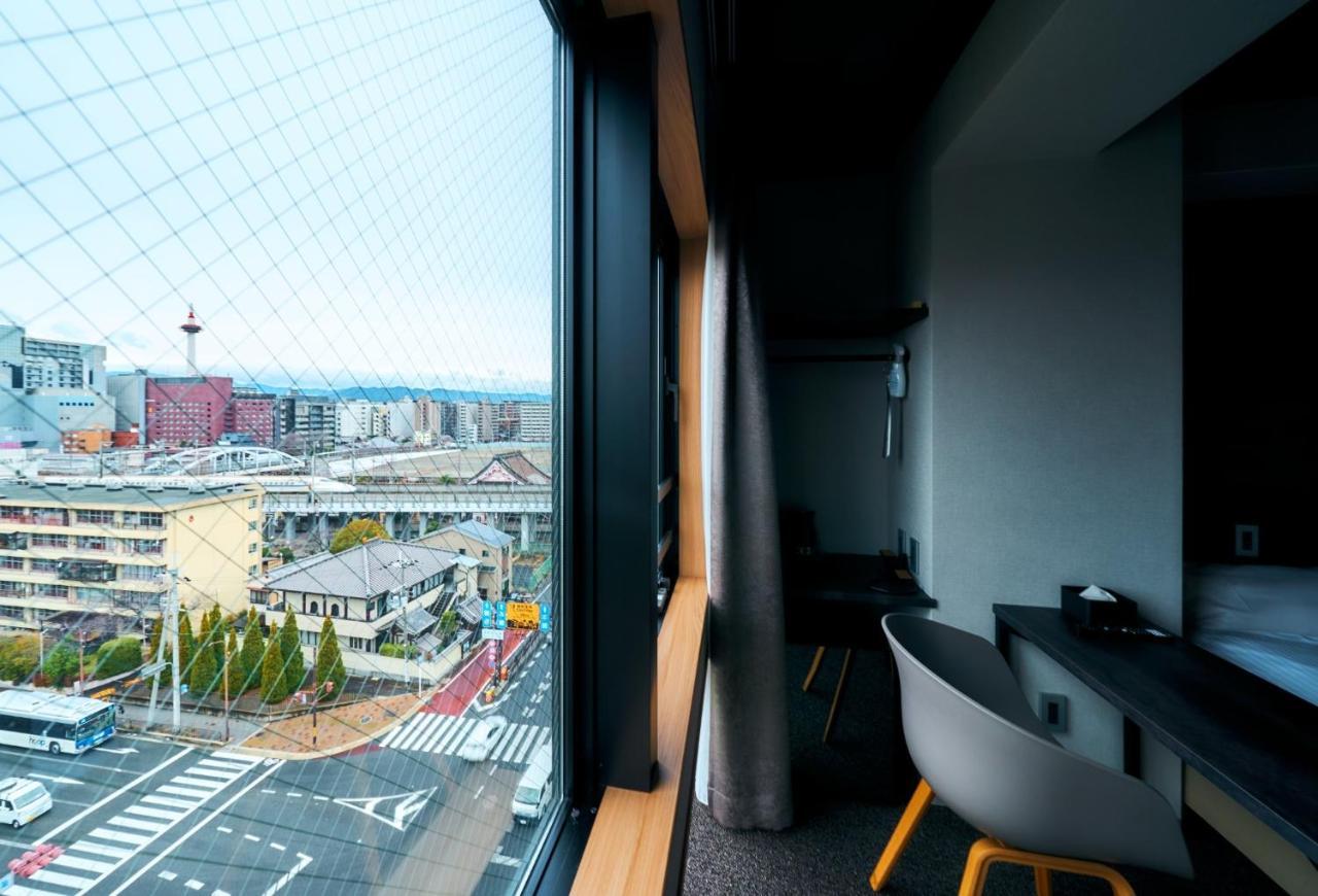 Rakuten Stay Kyoto Station Twin Room With Ceiling Projector Buitenkant foto